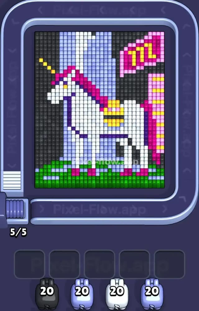 Pixel Flow Level 1328 Gameplay