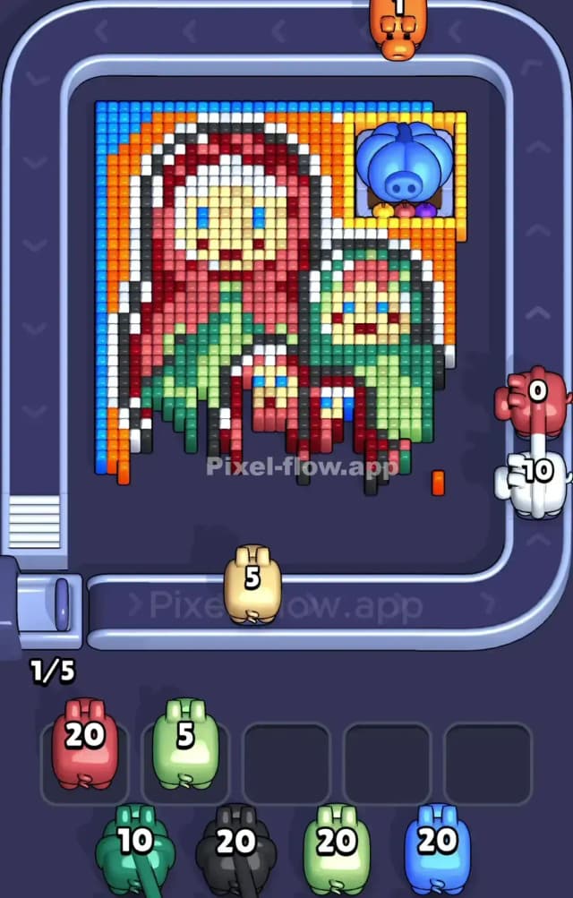 Pixel Flow Level 954 Solution 1