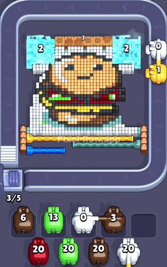 Pixel Flow Level 556 Solution 1