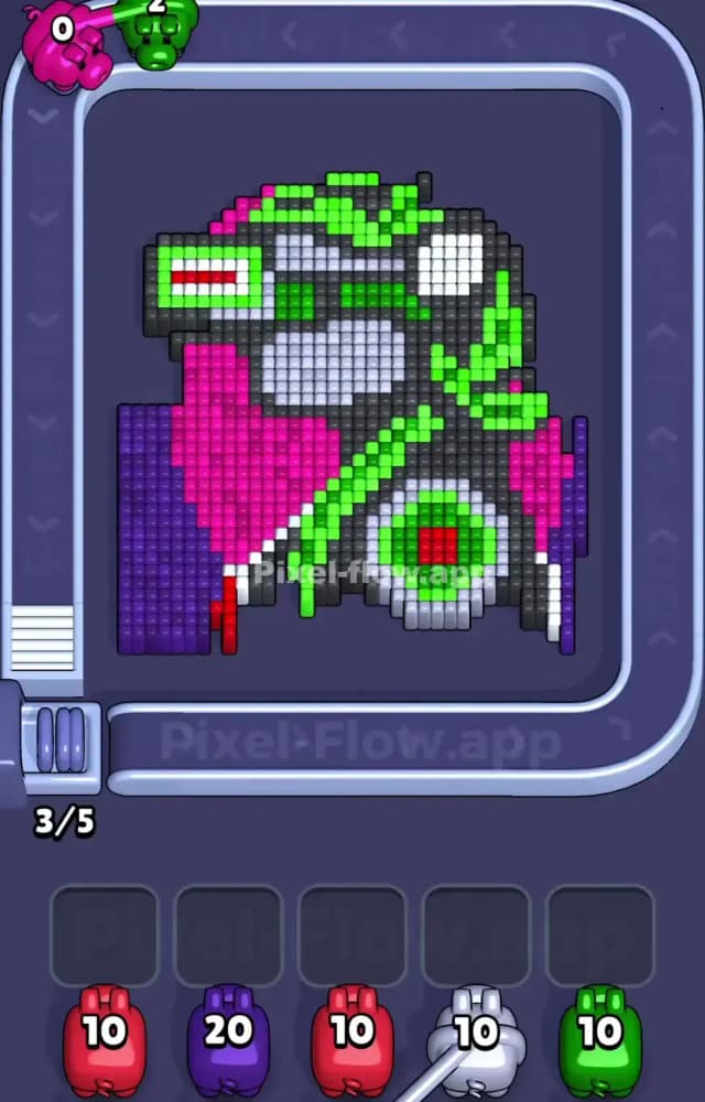 Pixel Flow Level 1056 Solution 1