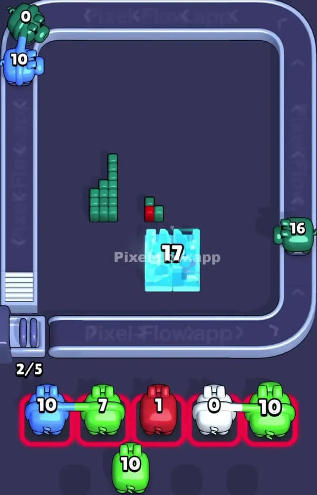 Pixel Flow Level 1205 Solution 3