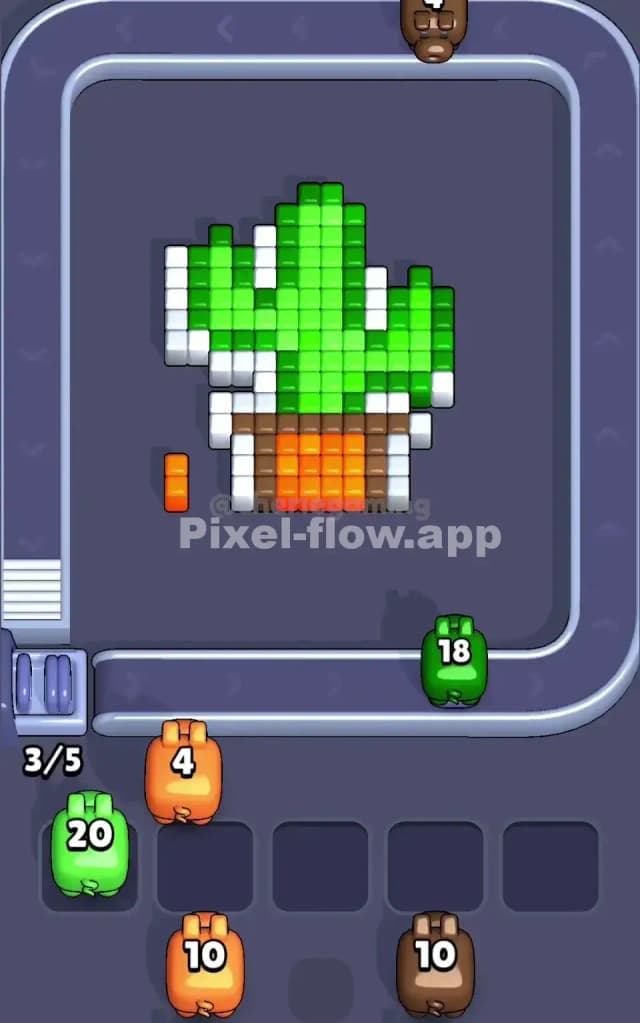 Pixel Flow Level 40 Solution 1