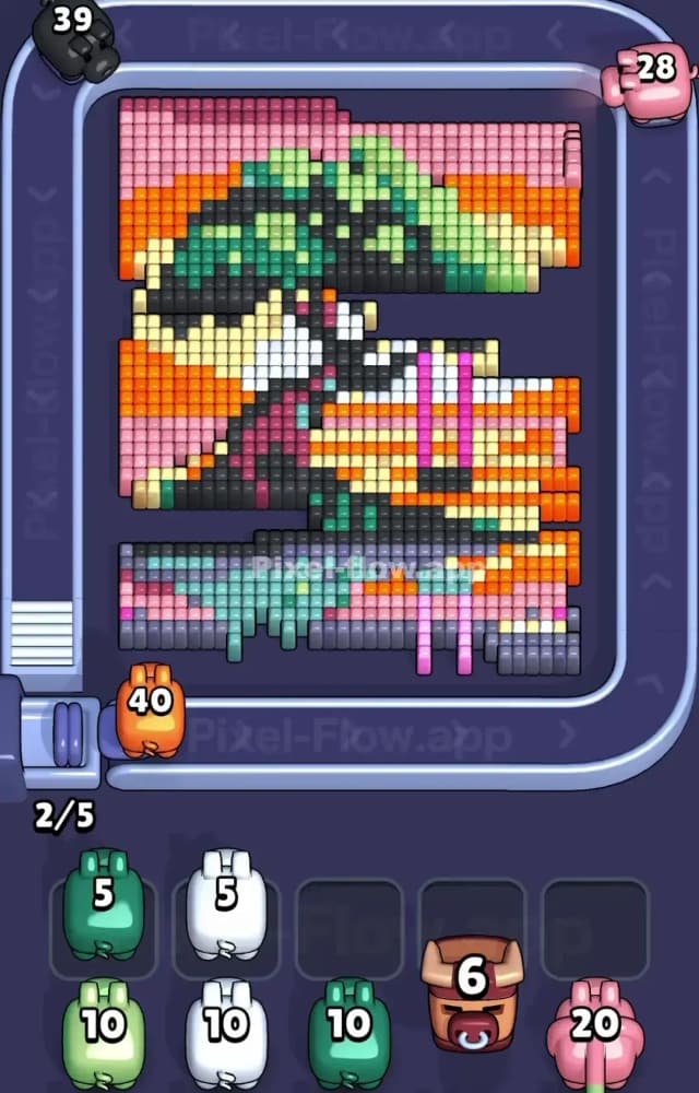 Pixel Flow Level 1324 Solution 1