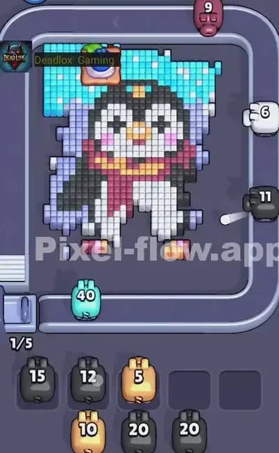 Pixel Flow Level 458 Solution 1