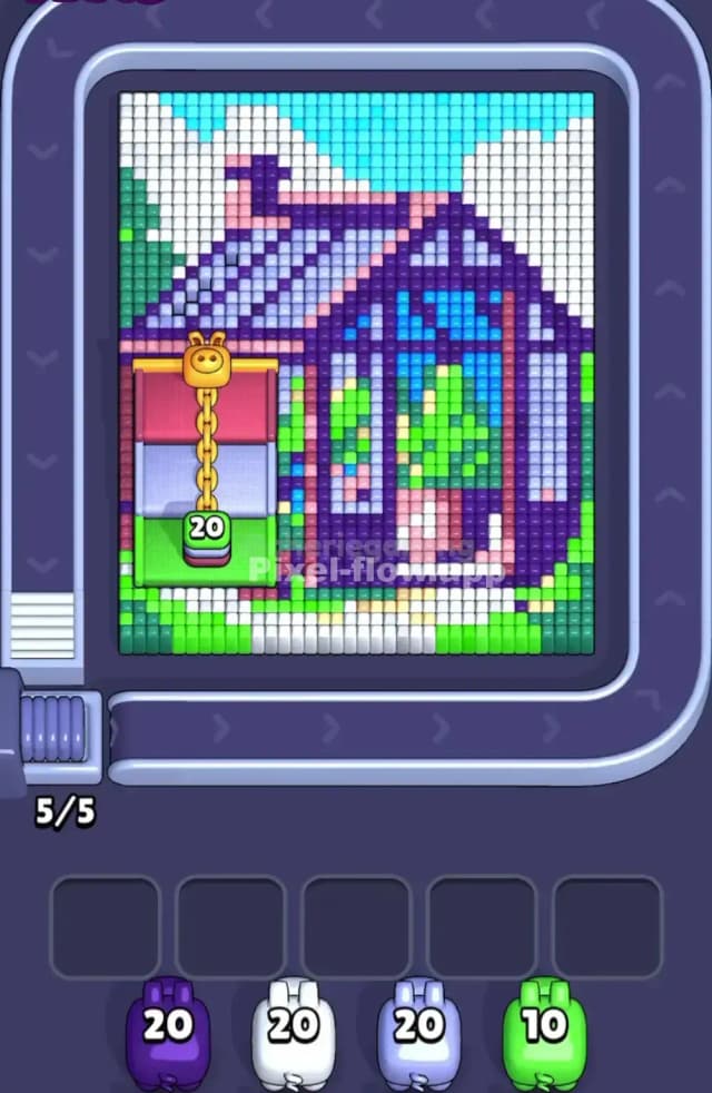 Pixel Flow Level 1792 Gameplay