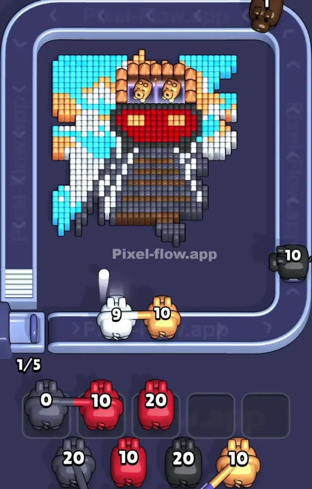 Pixel Flow Level 1563 Solution 1