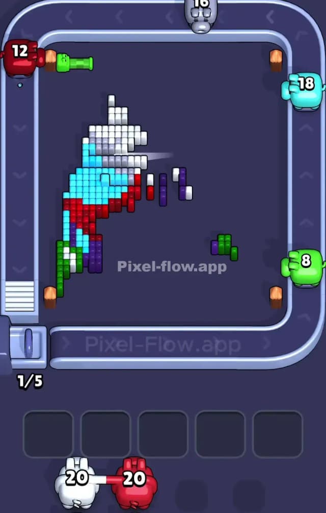 Pixel Flow Level 817 Solution 3