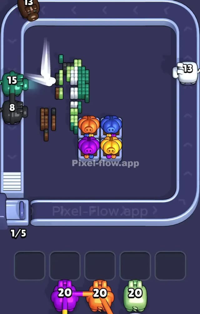 Pixel Flow Level 893 Solution 3