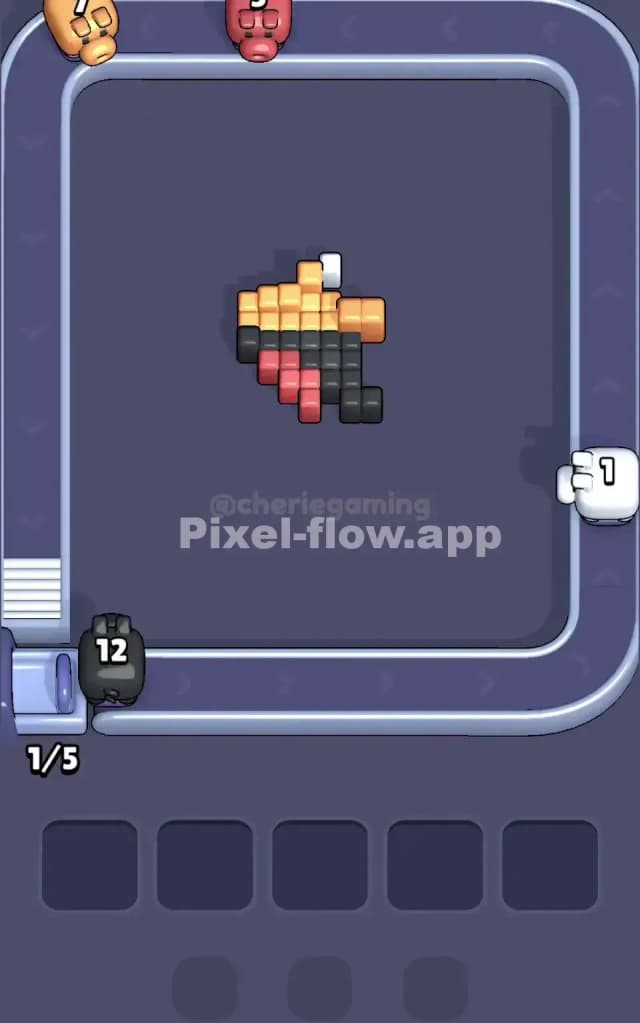 Pixel Flow Level 147 Solution 3