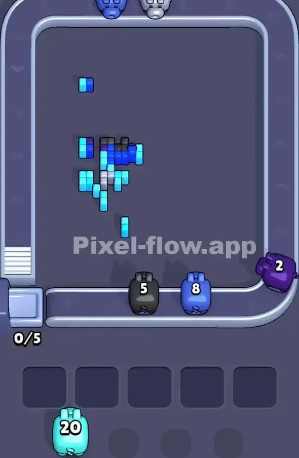 Pixel Flow Level 349 Solution 3