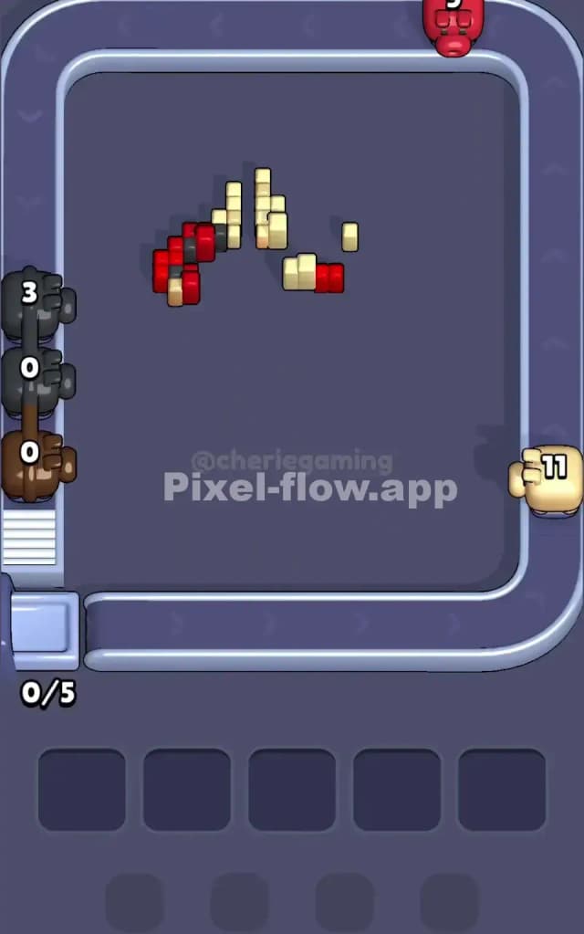 Pixel Flow Level 125 Solution 3