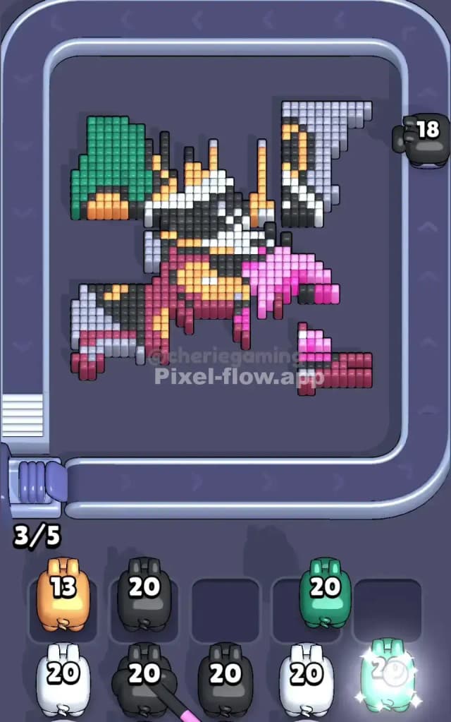 Pixel Flow Level 471 Solution 2