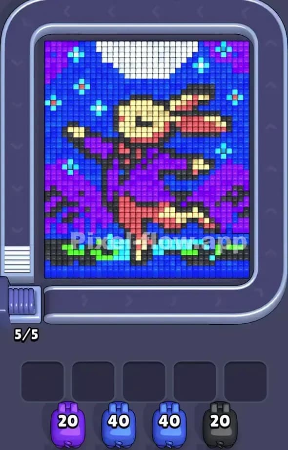 Pixel Flow Level 543 Gameplay