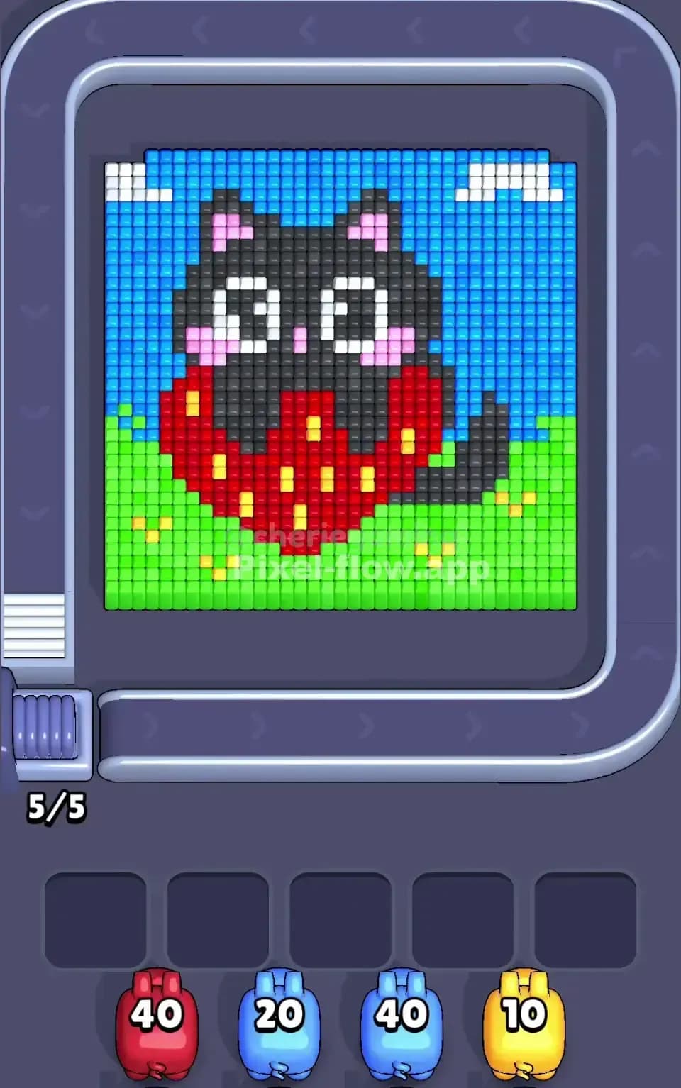 Pixel Flow Level 522 Screenshot
