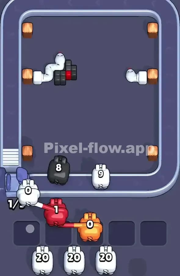 Pixel Flow Level 348 Solution 3