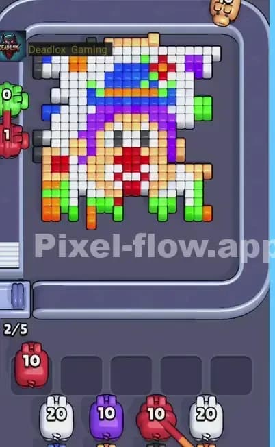 Pixel Flow Level 454 Solution 1