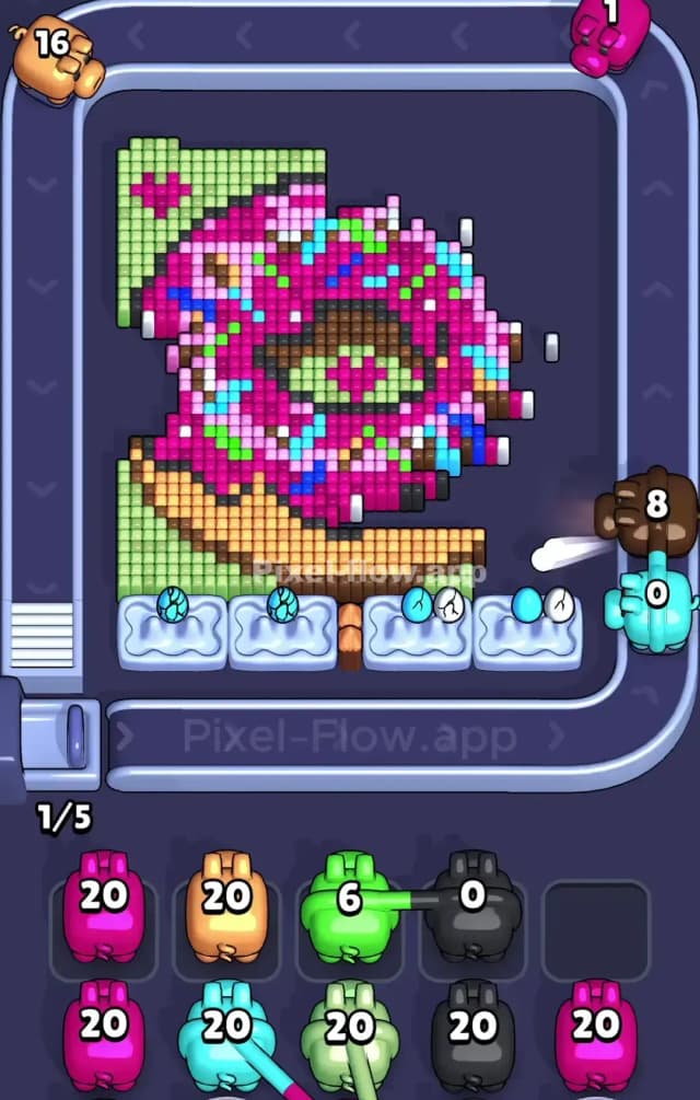 Pixel Flow Level 794 Solution 1