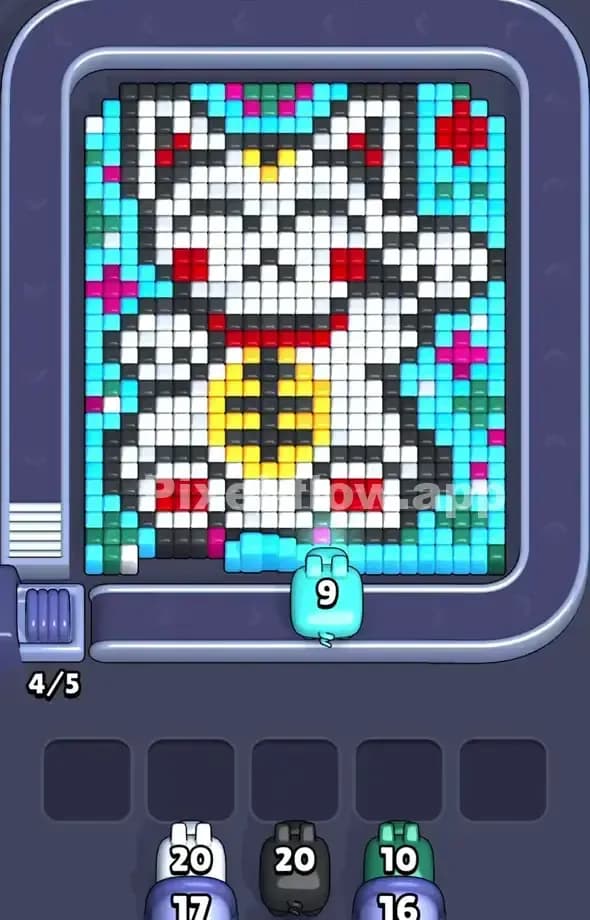 Pixel Flow Level 536 Screenshot
