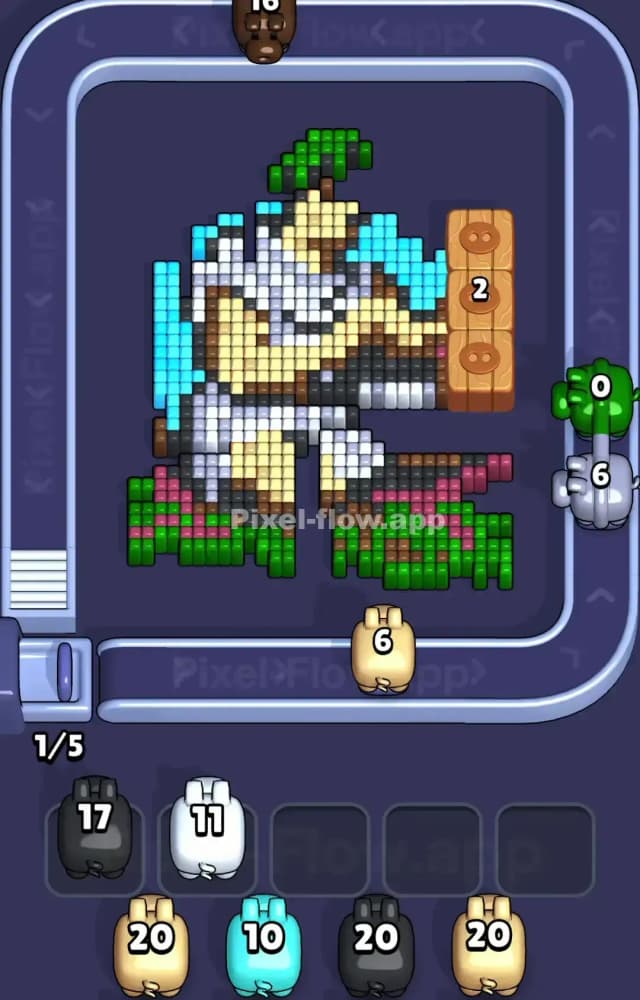 Pixel Flow Level 1313 Solution 2