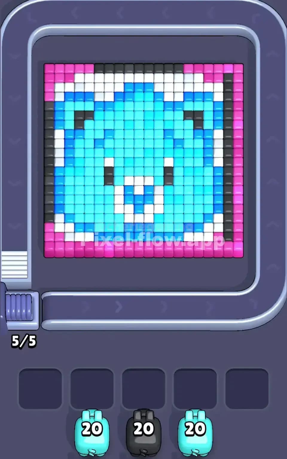 Pixel Flow Level 17 Screenshot