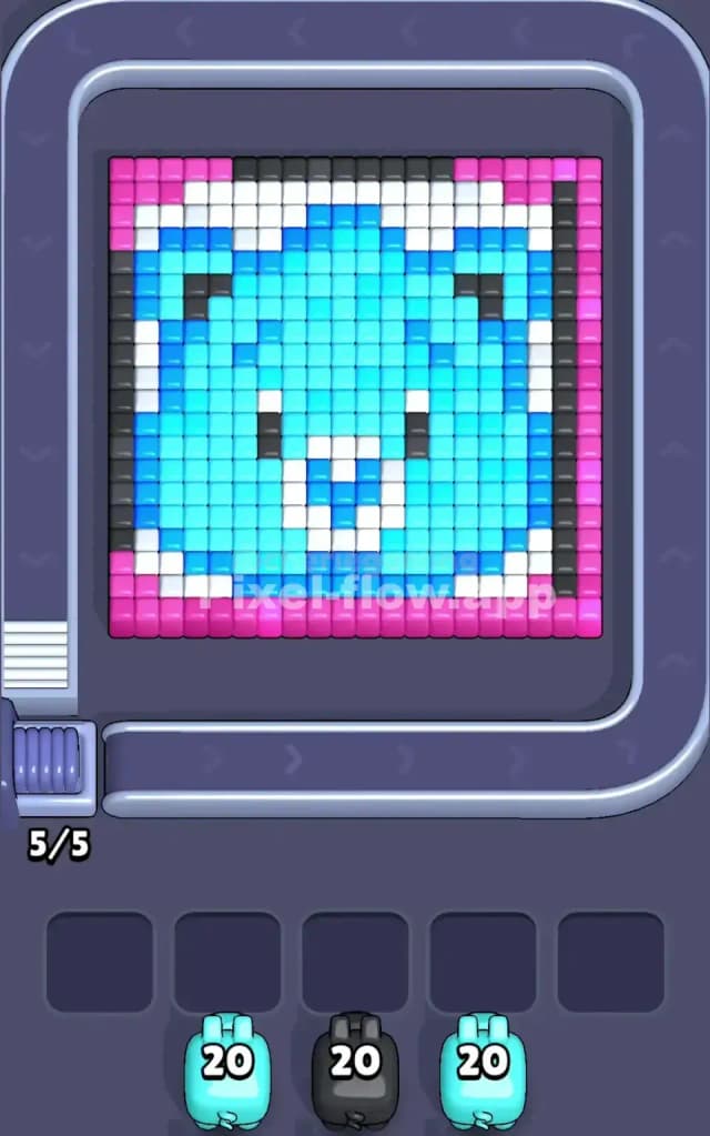 Pixel Flow Level 17 Gameplay