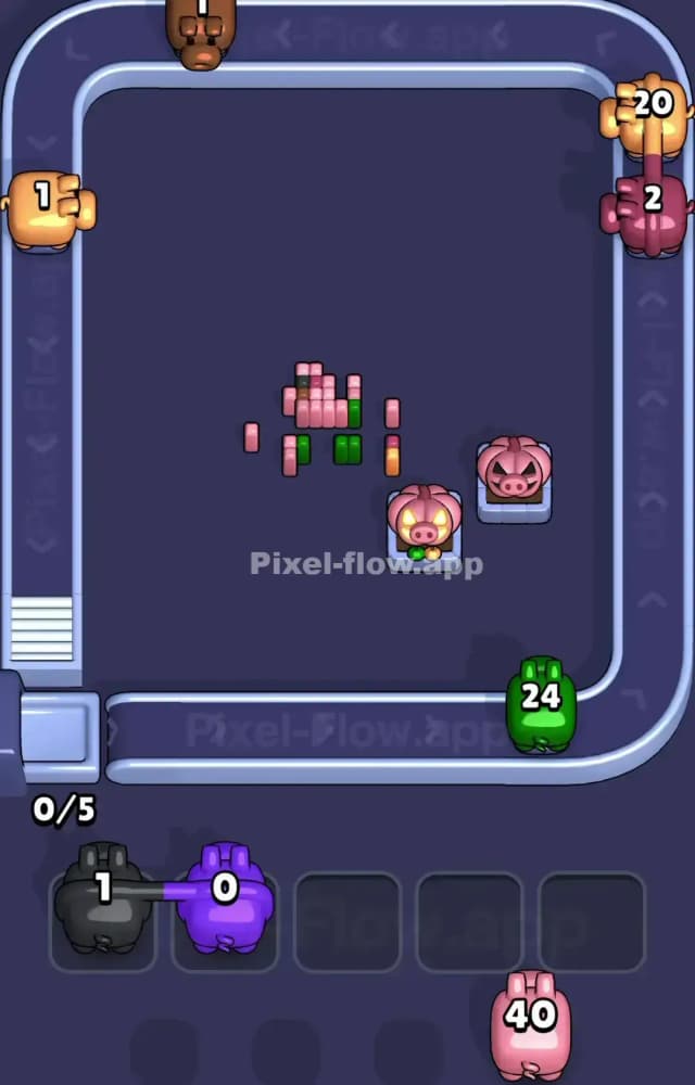 Pixel Flow Level 1589 Solution 3