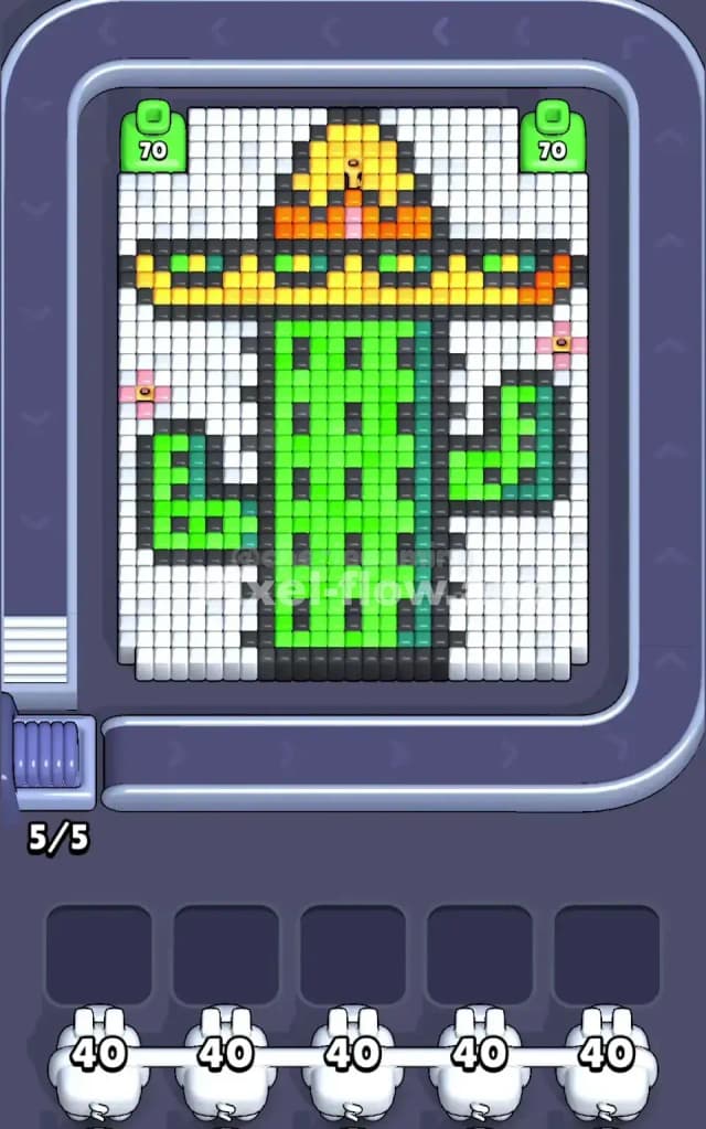 Pixel Flow Level 99 Gameplay