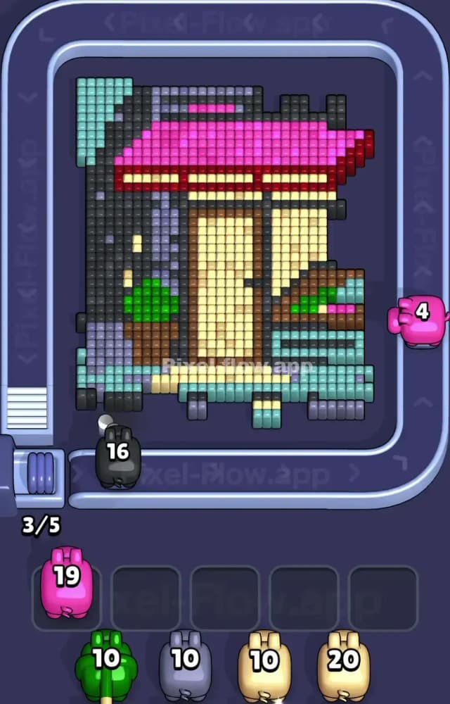 Pixel Flow Level 1284 Solution 1