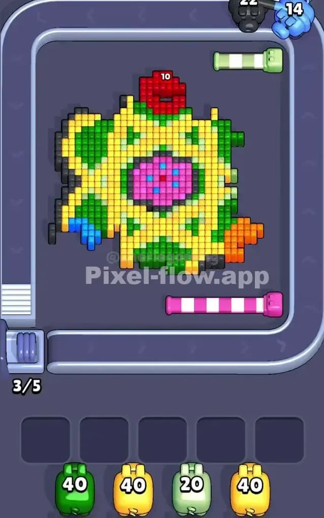 Pixel Flow Level 271 Solution 1