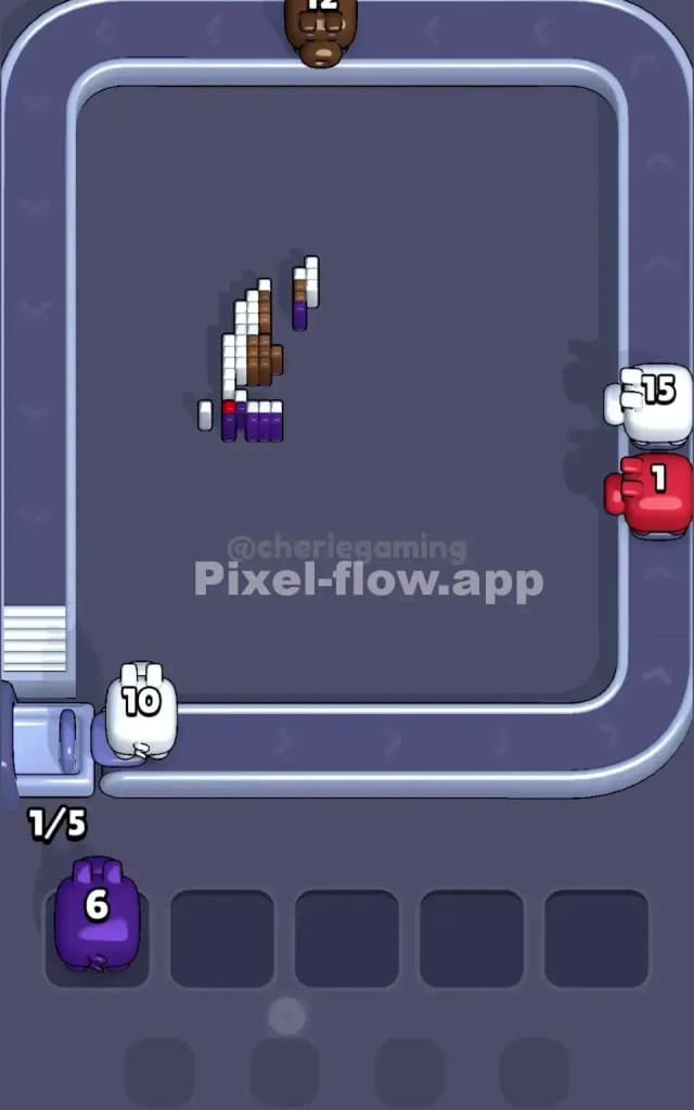 Pixel Flow Level 221 Solution 3