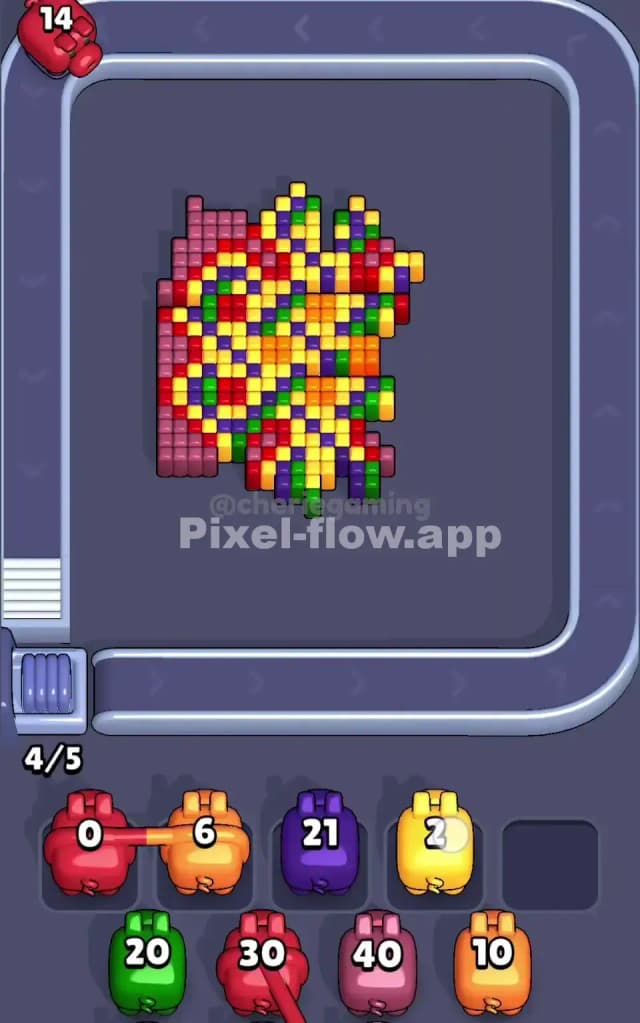 Pixel Flow Level 219 Solution 2