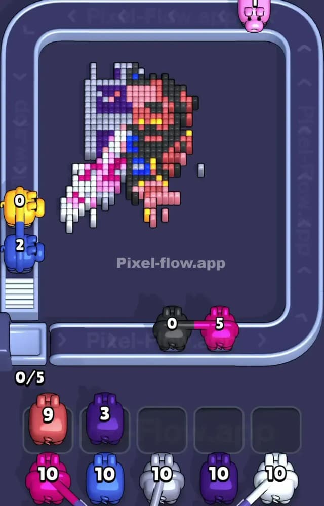 Pixel Flow Level 1219 Solution 2