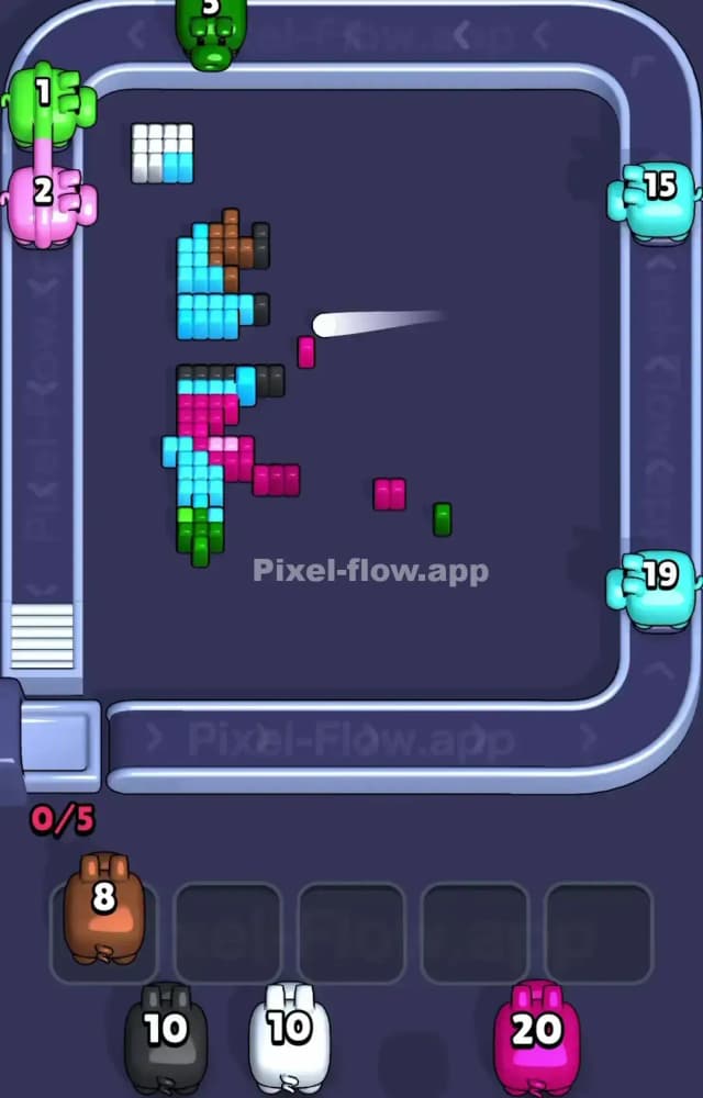 Pixel Flow Level 1367 Solution 3