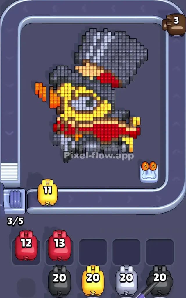 Pixel Flow Level 308 Solution 1