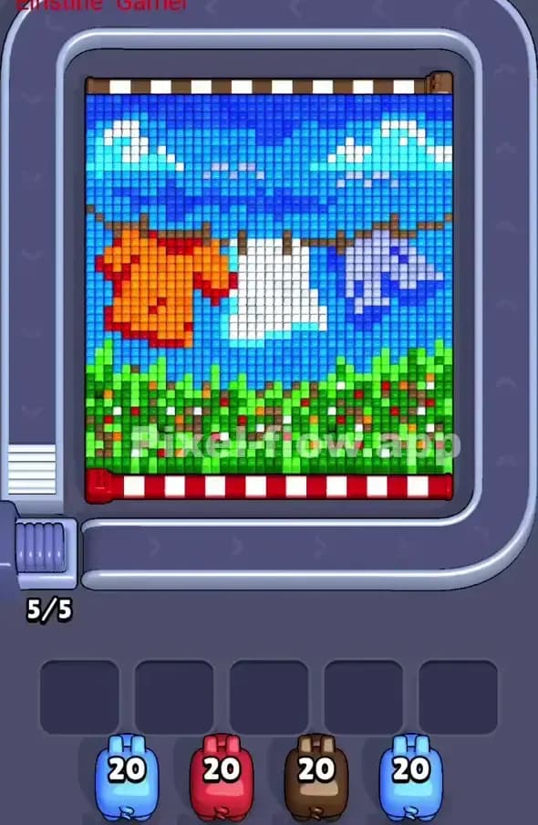Pixel Flow Level 378 Gameplay