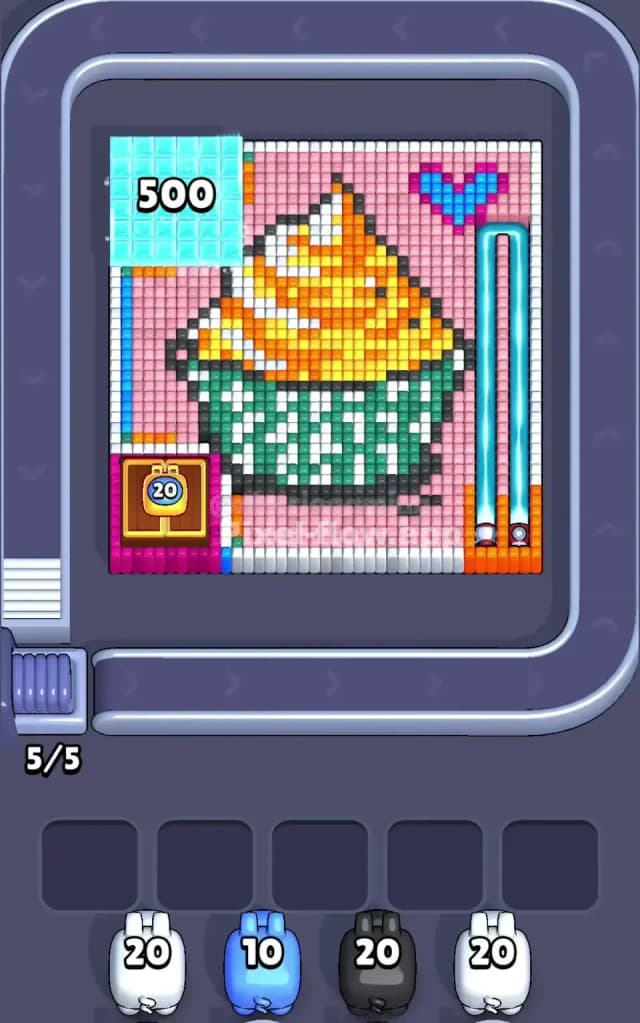 Pixel Flow Level 663 Gameplay