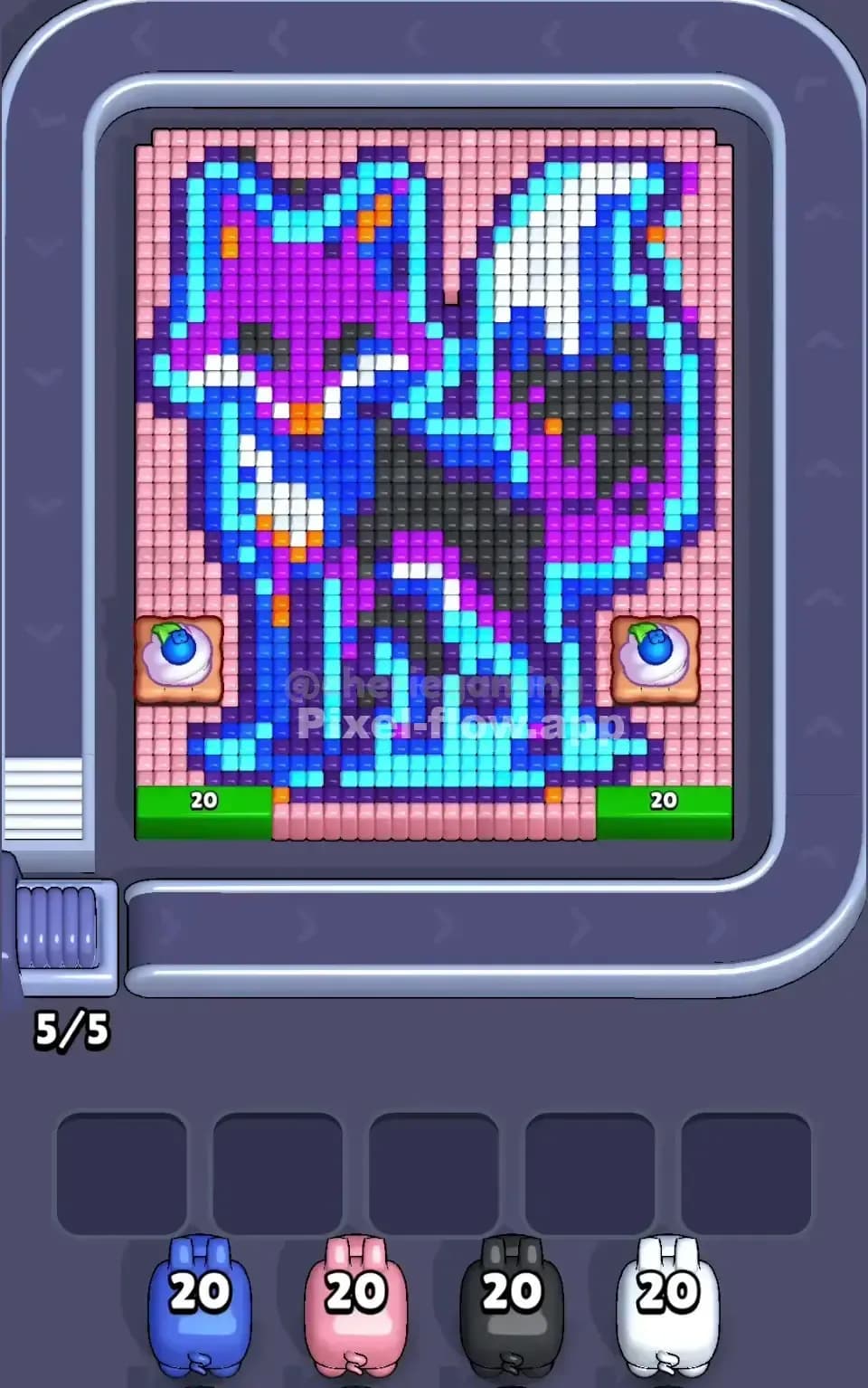 Pixel Flow Level 625 Screenshot