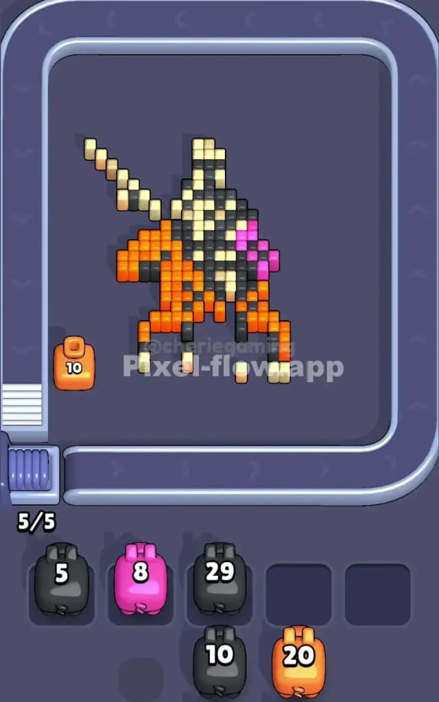 Pixel Flow Level 71 Solution 2