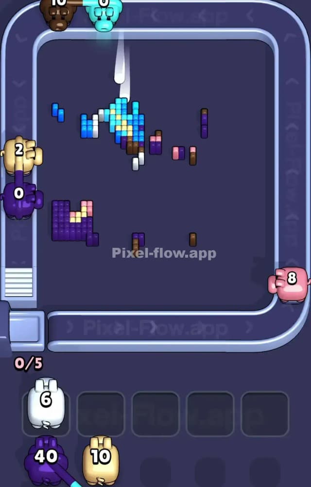Pixel Flow Level 1190 Solution 3