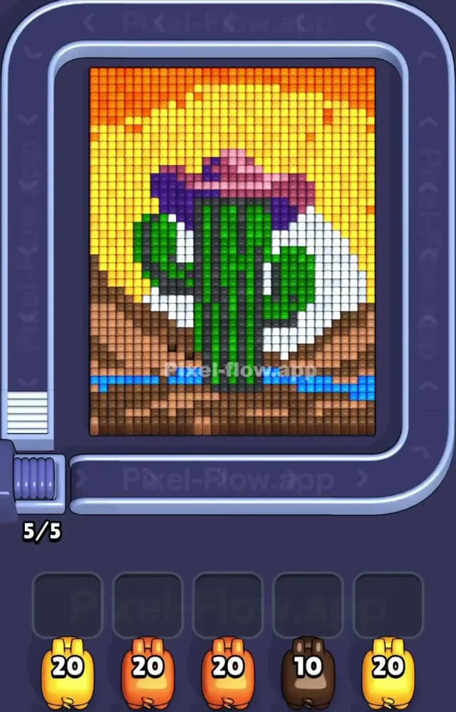 Pixel Flow Level 1258 Gameplay