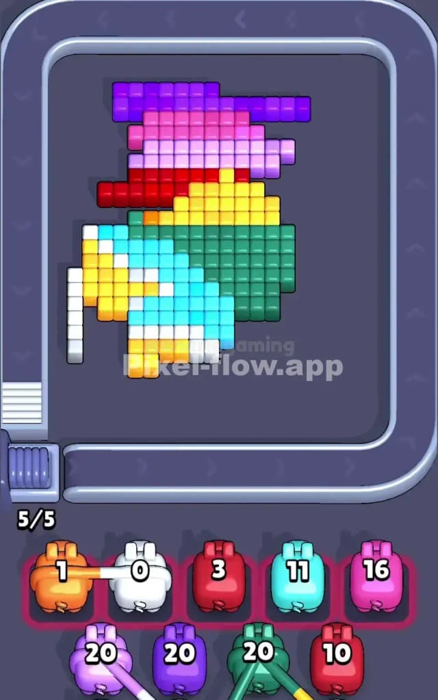 Pixel Flow Level 22 Solution 2