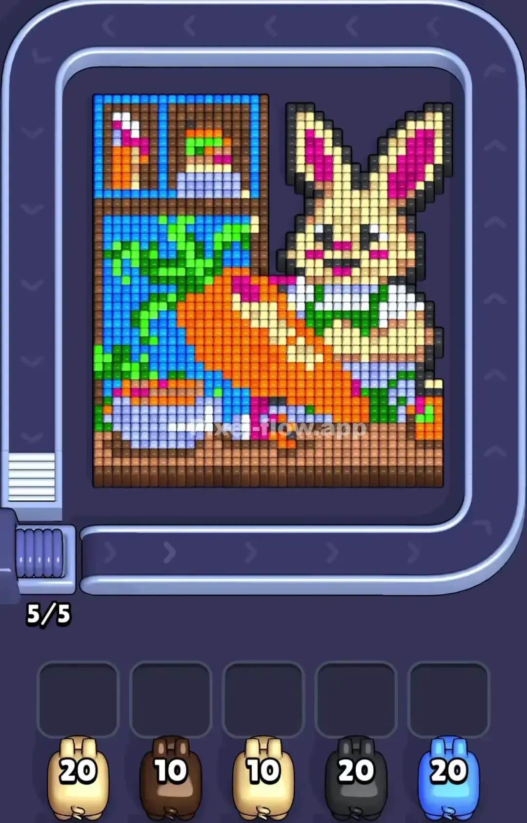 Pixel Flow Level 1287 Screenshot