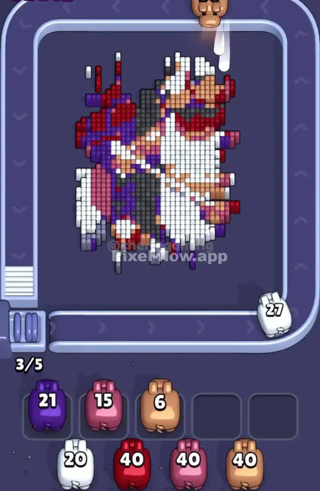Pixel Flow Level 1738 Solution 2