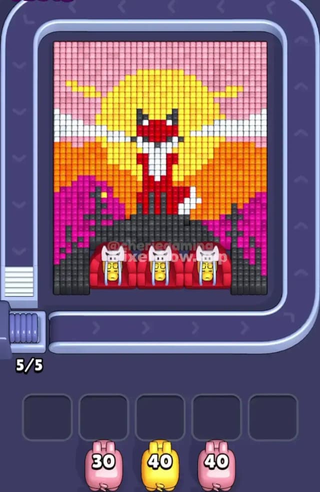 Pixel Flow Level 1741 Gameplay