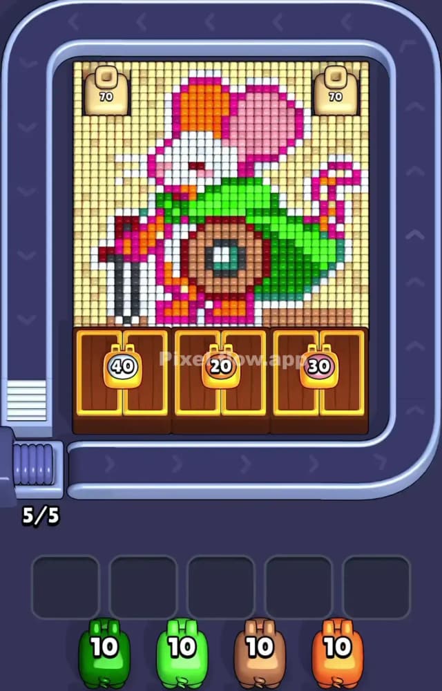 Pixel Flow Level 1240 Gameplay