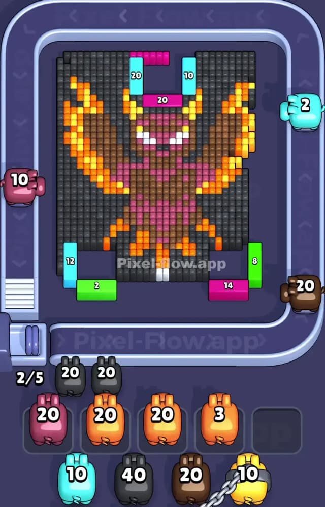 Pixel Flow Level 1096 Solution 1