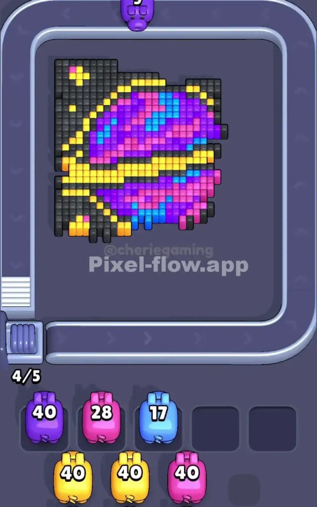 Pixel Flow Level 39 Solution 1