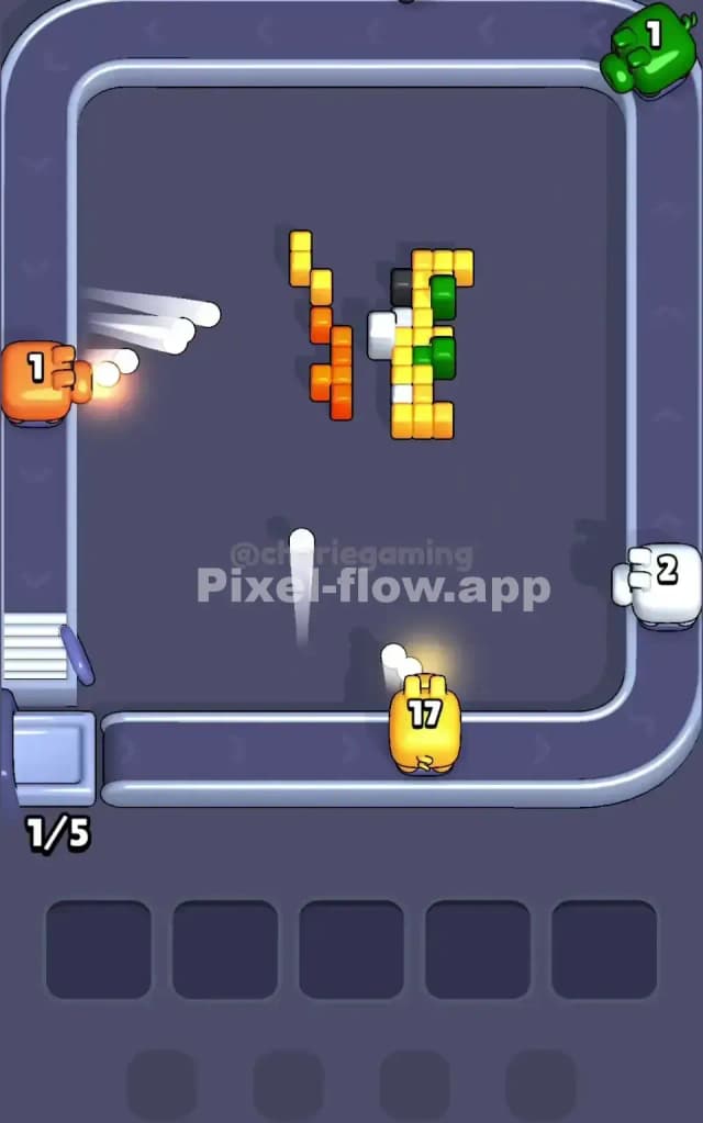 Pixel Flow Level 109 Solution 3