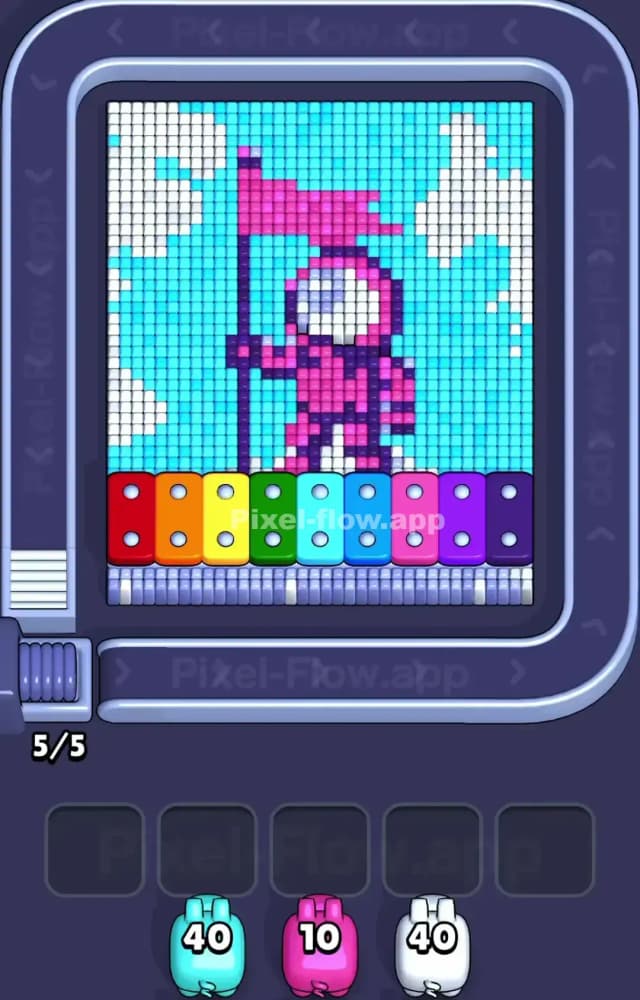 Pixel Flow Level 1426 Gameplay