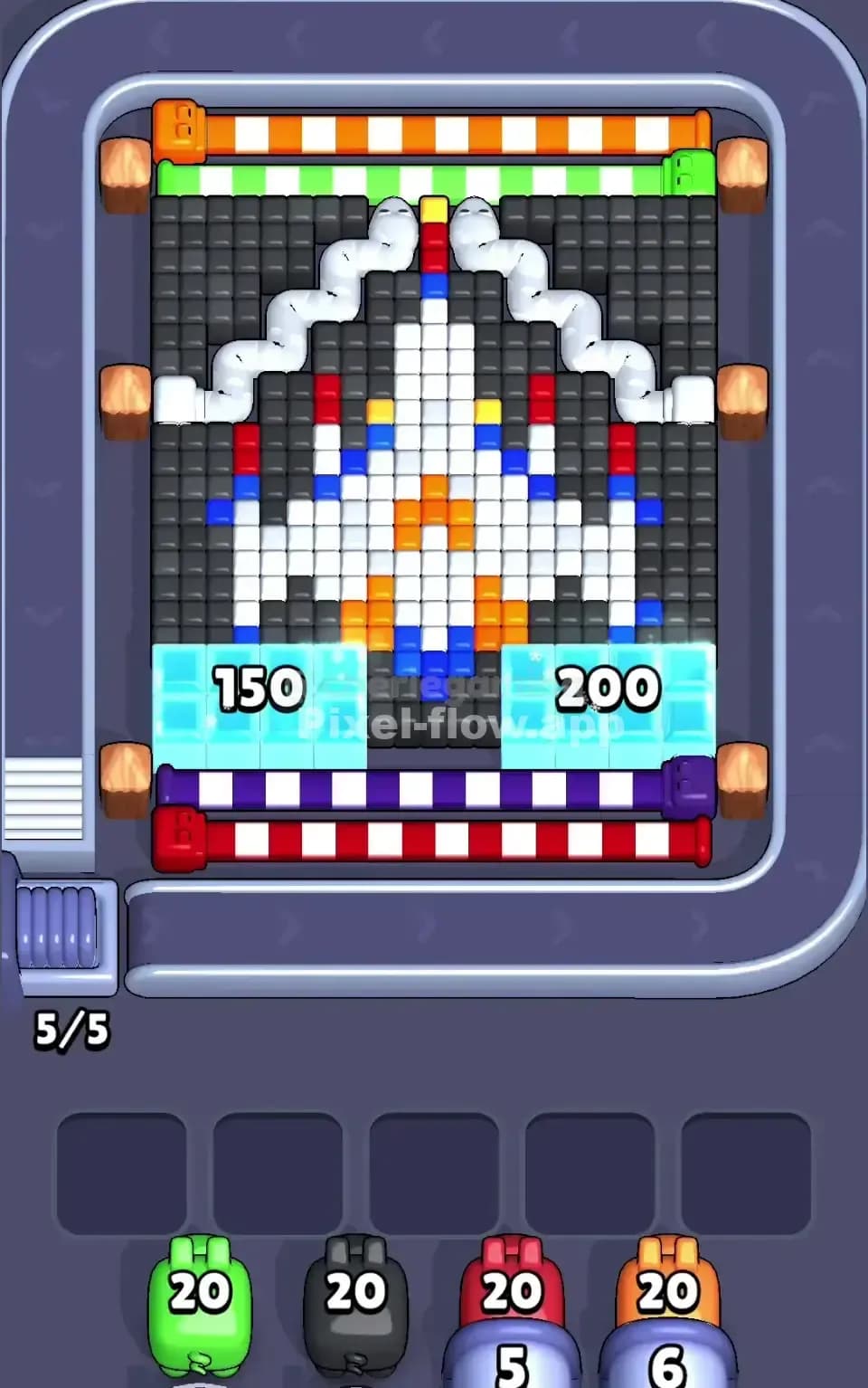 Pixel Flow Level 347 Screenshot